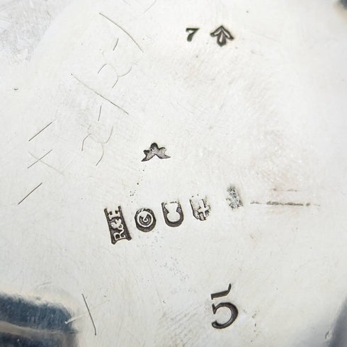 1840s British Antique Silver Plated Teapot 654g Roberts and Hall